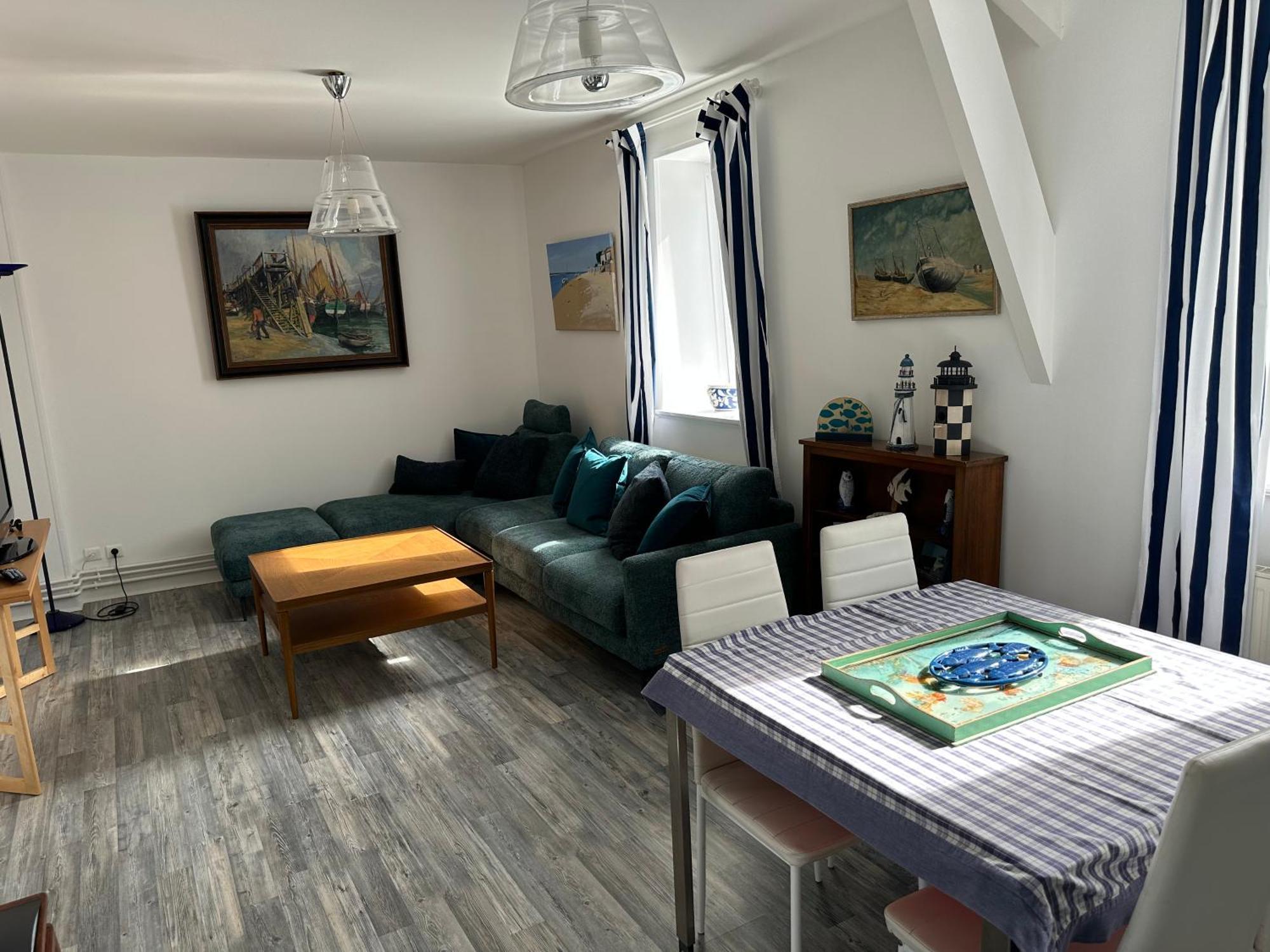 Gite Du Moulin - Appartement Plein Centre Ville - Spacieux 2P - 1Er Etage Maison De Pecheur A 100M De La Plage Le Crotoy Εξωτερικό φωτογραφία